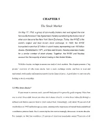 Chapter 5 the Stock Market End of Chapter Questions and Problems