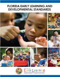 Florida Early Learning and Developmental Standards Introduction