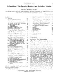 Hyaluronidases: Their Genomics, Structures, and Mechanisms of Action