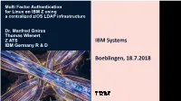 IBM Multi-Factor Authentication for Z/OS