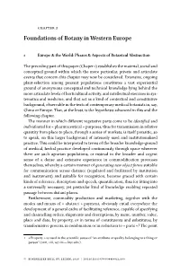 Foundations of Botany in Western Europe
