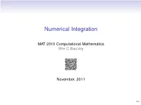 Numerical Integration