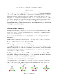 1. Relevant Standard Graph Theory