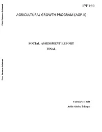 Agricultural Growth Program (Agp-Ii)