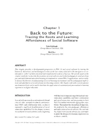 Back to the Future: Tracing the Roots and Learning Affordances of Social Software