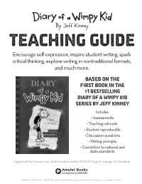 Diary of a Wimpy Kid Book #1 Teaching Guide
