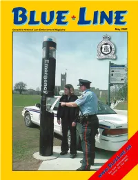 Kerr Has Always Believed That in Order to Maintain the Respect of the Public, the Police Continued on Page 12
