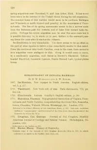 Proceedings of the Indiana Academy of Science
