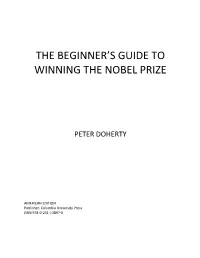 The Beginner's Guide to Winning the Nobel Prize