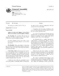 General Assembly Official Records Fifty-Second Session