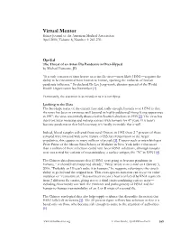 The Threat of an Avian Flu Pandemic Is Over-Hyped by Michael Fumento, JD