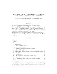 Mice with Finitely Many Woodin Cardinals from Optimal Determinacy Hypotheses