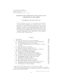 Selected New Aspects of the Calculus of Variations in the Large