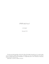 STATS 305 Notes1