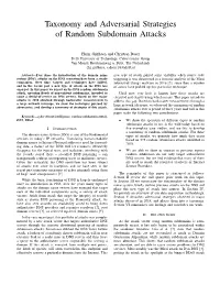 Taxonomy and Adversarial Strategies of Random Subdomain Attacks