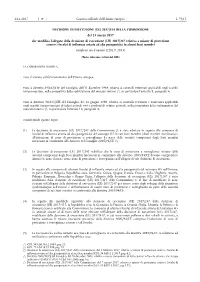 Decisione Di Esecuzione (Ue)