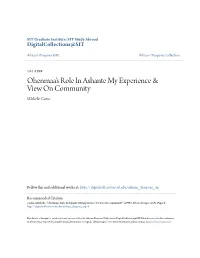 Ohenmaa's Role in Ashante My Experience & View on Community