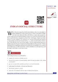 19 Indian Social Structure