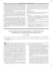 New Records on the Wintering Range of Variable Wheatear Oenanthe Picata Opistholeuca from Northern India