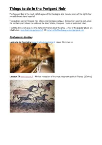 Things to Do in the Perigord Noir