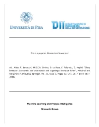 Machine Learning and Process Intelligence Research Group