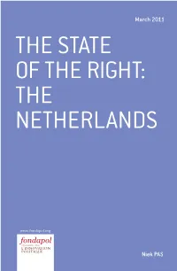 The State of the Right: the Netherlands
