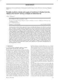 Analysis of Medicines List