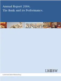 Annual Report 2004. the Bank and Its Performance