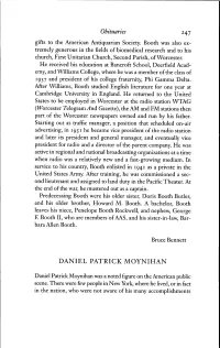 Daniel Patrick Moynihan
