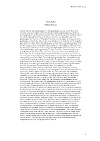 Franz Kafka, Before The