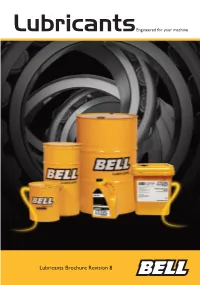 Lubricantsengineered for Your Machine