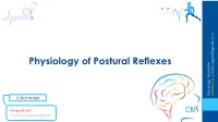 Physiology of Postural Reflexes Physiology434@Gmail.Com Physiology Team 434 Team Physiology Us: Contact Color Index