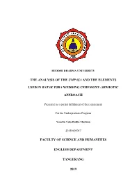 The Analysis of the Umpasa and the Elements