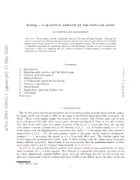 Arxiv:2005.10862V1 [Quant-Ph] 21 May 2020