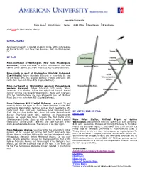 Campus Maps, American University
