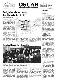 Neighbourhood Watch for the Whole of OS