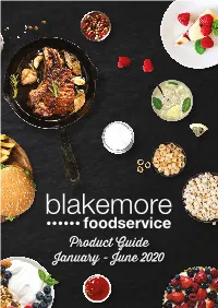 Product Guide January - June 2020 PRODUCT GUIDE JAN - JUN 2020 Welcome