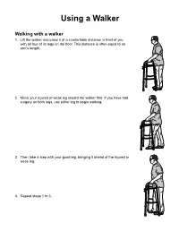 Using a Walker