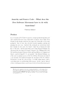Anarchy and Source Code – What Does the Free Software Movement Have to Do with Anarchism?
