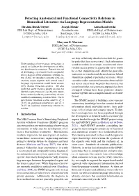 Detecting Anatomical and Functional Connectivity Relations In