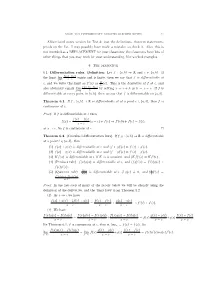 Just the Definitions, Theorem Statements, Proofs On