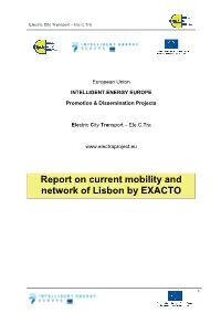 Report on Current Mobility and Network of Lisbon by EXACTO
