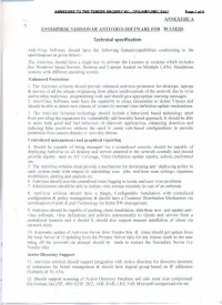 Technical Specification \