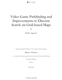 Video Game Pathfinding and Improvements to Discrete Search on Grid-Based Maps By