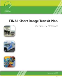 FINAL Short Range Transit Plan