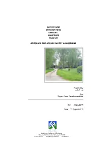 Landscape and Visual Impact Assessment Draft