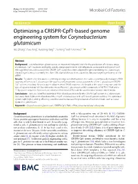 Optimizing a CRISPR-Cpf1-Based Genome Engineering System For