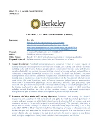 2019 Syllabus Core