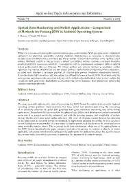 Agris On-Line Papers in Economics and Informatics