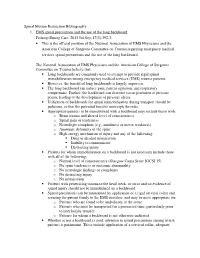 Spinal Motion Restriction Bibliography 1